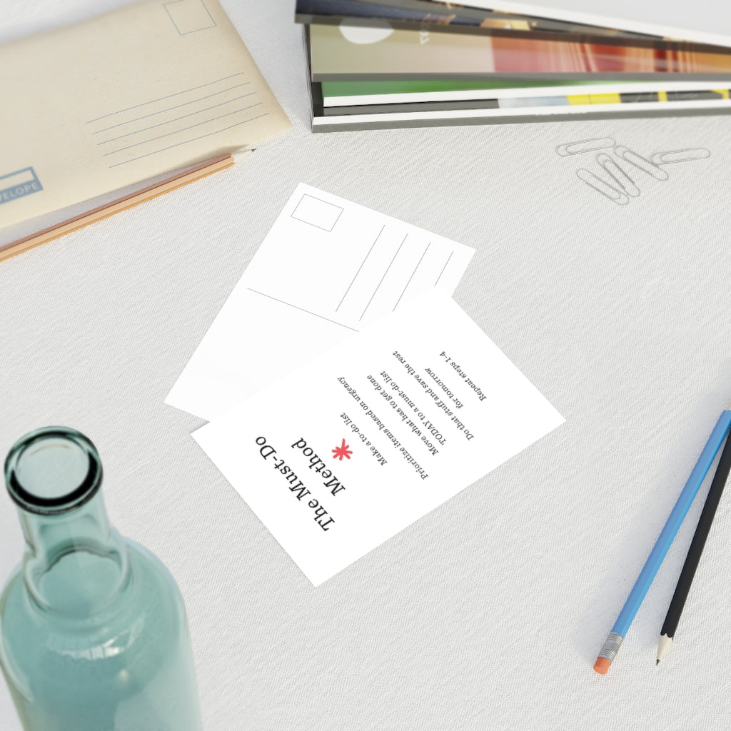Must-Do Method Postcards (10pcs)
