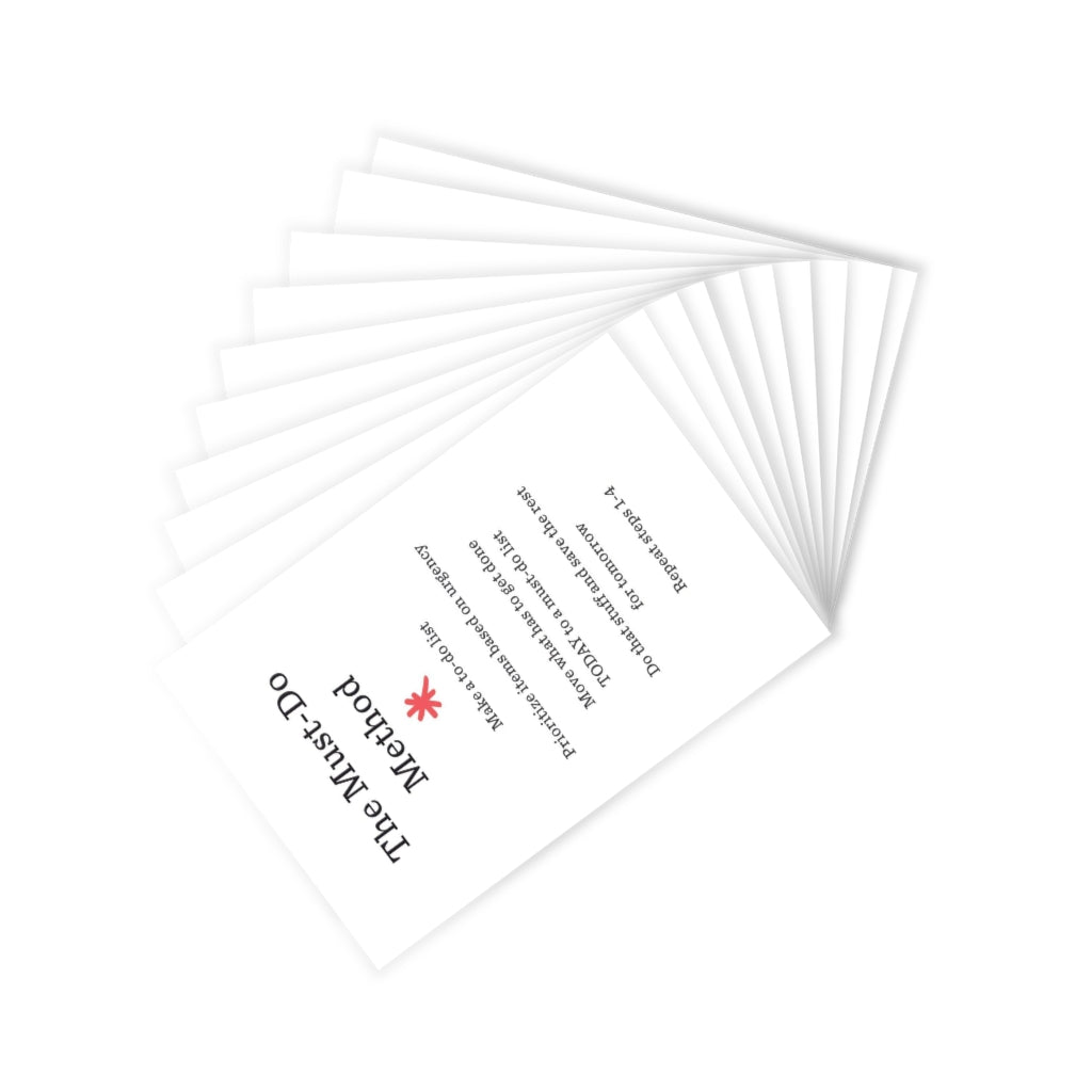 Must-Do Method Postcards (10pcs)