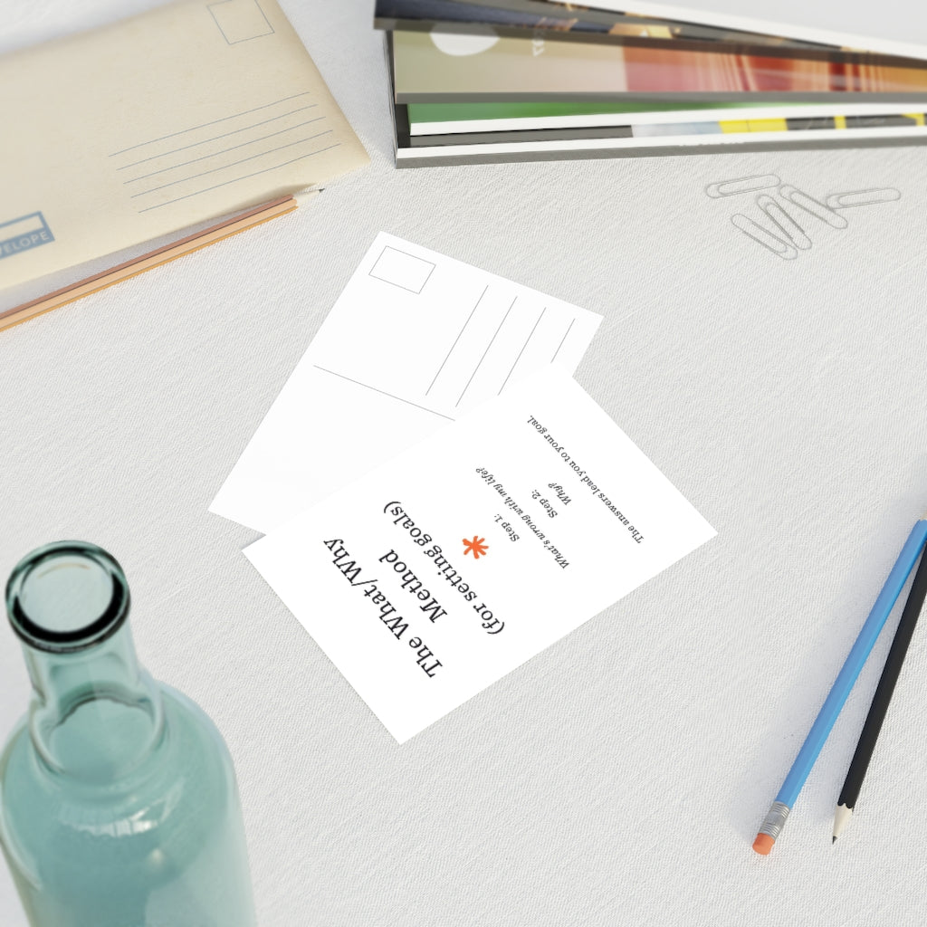 What/Why Method Postcards (10pcs)