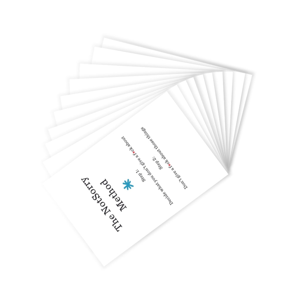 NotSorry Method Postcards (10pcs)