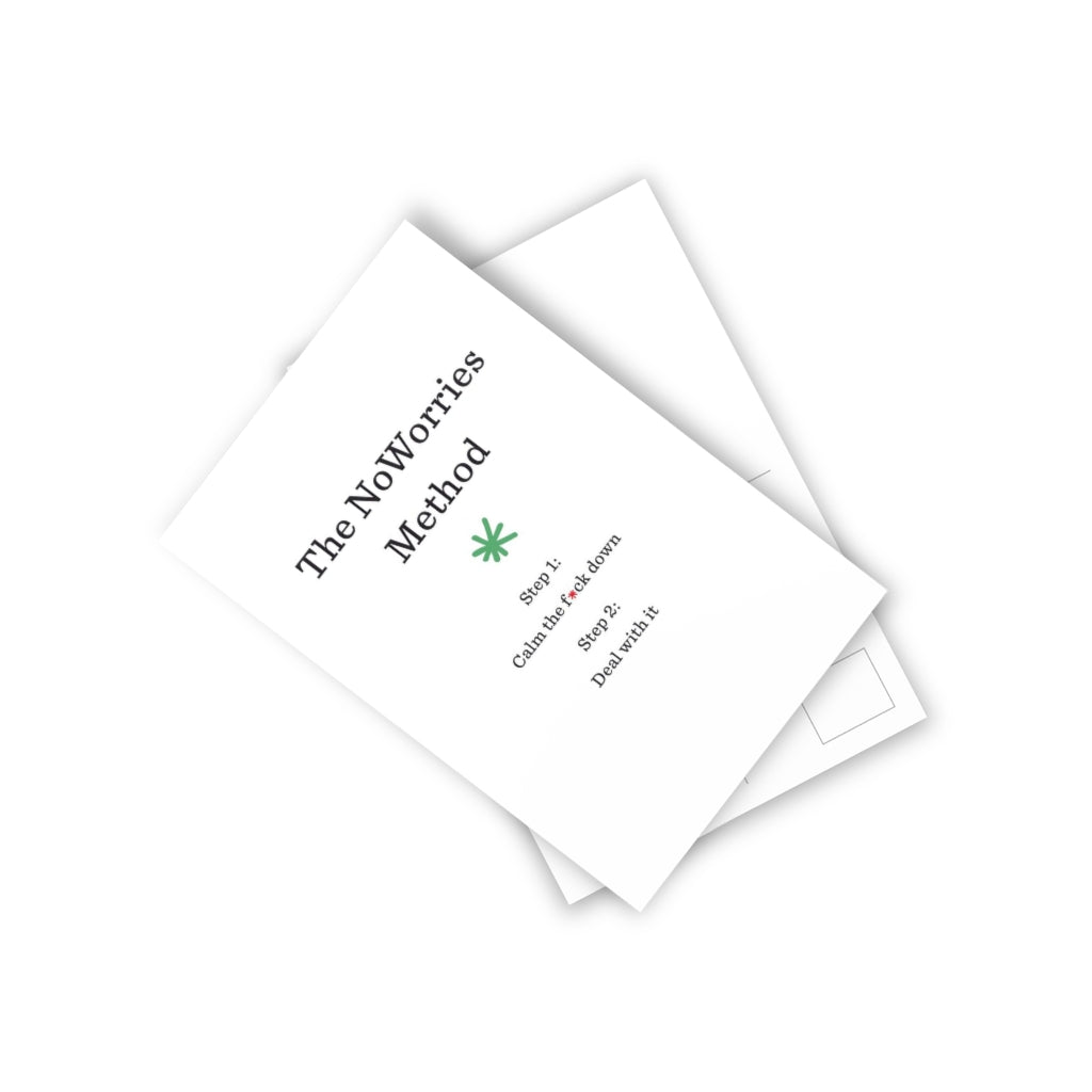 NoWorries Method Postcards (10pcs)