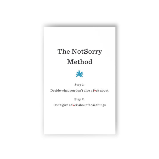 NotSorry Method Postcards (10pcs)