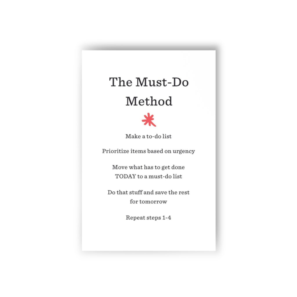 Must-Do Method Postcards (10pcs)